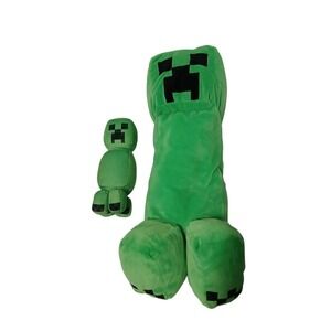 Bundle Minecraft Creeper Green Large Mojang AB 20" Stuffed‎ Animal 2022 #toy35